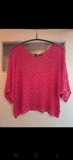 Fuchsia Opengewerkt Truitje Maat M - ZGAN, Maat 38/40 (M), Norma Crazy, Ophalen of Verzenden, Zo goed als nieuw