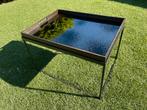 Salontafel met afneembaar dienblad, Huis en Inrichting, Tafels | Salontafels, Ophalen, 50 tot 100 cm, Zo goed als nieuw, Minder dan 50 cm