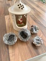 Geode steen en Budha met tempel, Ophalen of Verzenden, Zo goed als nieuw