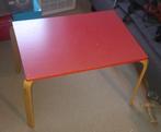 tafeltje, 45 tot 60 cm, Gebruikt, Rechthoekig, Hout