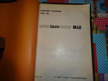 Anker Laura motor M48 reparatieboek/onderdelenboek uit 1968 beschikbaar voor biedingen