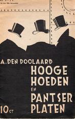 A. den Doolaard, Hooge hoeden en pantserplaten., Boeken, Politiek en Maatschappij, Ophalen of Verzenden, Zo goed als nieuw, Nederland