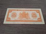 Bijna UNC biljet 10 gulden Wilhelmina, 1943, Postzegels en Munten, Bankbiljetten | Nederland, Ophalen of Verzenden, 10 gulden