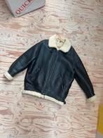 Vintage Piloten shearling jas, Ophalen of Verzenden, Zo goed als nieuw, Overige maten, Zwart