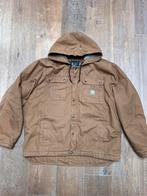 Carhartt Workwear Sherpa Canvas Jack & Hoodie Bruin/Camel XL, Ophalen of Verzenden, Gedragen, Maat 56/58 (XL), Bruin