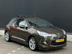 Citroen DS3 1.6 THP Sport Chic CABRIO LEDER/NAVI/6-BAK/CRUIS, Auto's, Citroën, Gebruikt, Zwart, 4 cilinders, Leder