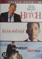 3 DVD Hitch + Seven pounds + Pursuit of hapiness; Will Smith, Cd's en Dvd's, Dvd's | Komedie, Boxset, Overige genres, Gebruikt