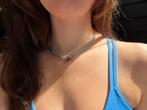 MyJewellery ketting letter D zilver stainless steel nieuw, Ophalen of Verzenden, Nieuw, Zilver, Overige materialen
