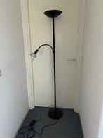 Halogeen stalamp met leeslamp zwart, Ophalen, Gebruikt, 100 tot 150 cm