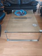 Salontafel met mat verchroomde poten, Ophalen, 100 tot 150 cm, 50 tot 100 cm, Minder dan 50 cm