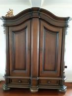 Klassieke/antieke kast donker eiken patine, Huis en Inrichting, Kasten | Dressoirs, Ophalen, Klassiek, 150 tot 200 cm, Eikenhout
