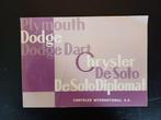 CHRYSLER DODGE PLYMOUTH DESOTO 1960 brochure folder, Ophalen of Verzenden, Zo goed als nieuw, Overige merken