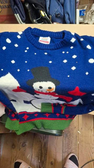 Leuke Kersttrui met Sneeuwpop! Maat M beschikbaar voor biedingen