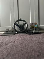 Logitech Saitek Stuur met Sidepanel, Computers en Software, Joysticks, Ophalen, Gebruikt