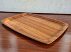 te koop: houten dienblad, retro vintage jaren 70, Ophalen of Verzenden, Gebruikt, Rechthoekig, Hout