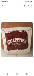Emaille bordje, Gulpener bier., Verzamelen, Biermerken, Ophalen of Verzenden, Zo goed als nieuw, Reclamebord, Plaat of Schild