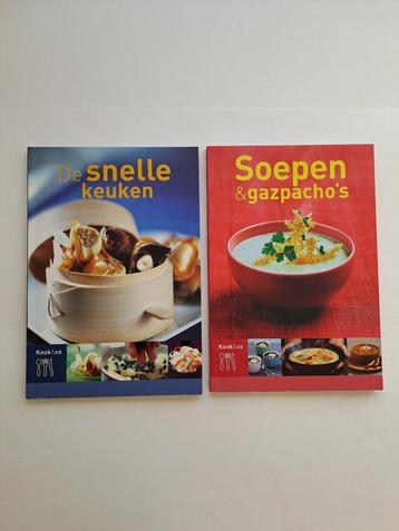 2 kookboeken Kook & Co: Soepen en De snelle keuken beschikbaar voor biedingen