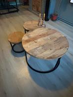 Tafeltjes, Rond, 55 tot 75 cm, Zo goed als nieuw, Ophalen