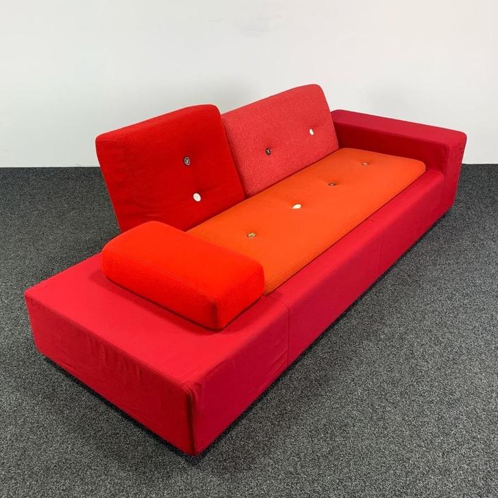 Vitra Polder Sofa XS - Rood 25131, Huis en Inrichting, Fauteuils, Gebruikt, Stof, 75 tot 100 cm, Ophalen