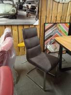 4/8 Nieuwe stoelen, stof, rotan en Rvs frame NU € 75,= p.st, Nieuw, Riet of Rotan, Vier, Ophalen