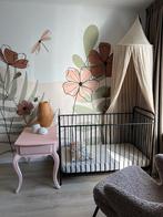 Metalen ledikant | 60 cm x 120 cm | zwart | vintage | uniek, Ophalen, Gebruikt