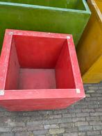 XXL polyester plantenbak Pop Art , meerdere op voorraad, Tuin en Terras, Bloembakken en Plantenbakken, Ophalen, Kunststof, Gebruikt