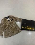Gouden pailletten jasje Rich Radi QS, Maat 38/40 (M), Geel, Ophalen of Verzenden, Zo goed als nieuw