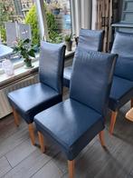 Eetkamer stoelen, Huis en Inrichting, Ophalen, Zo goed als nieuw, Leer