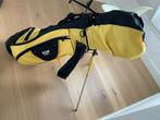 Izzo golftas golf bag geel staand e.v.t. incl Donnay golfset, Ophalen of Verzenden, Gebruikt, Tas, Overige merken