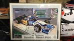 Formule 1 jos Verstappen benneton  met handtekening, Verzamelen, Ophalen of Verzenden, Zo goed als nieuw, Formule 1