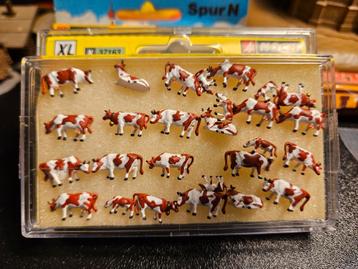 Xl set koeien runderen n spoor trein 1:160 beschikbaar voor biedingen