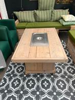 steigerhouten vuurtafel, Ophalen, Zo goed als nieuw, Gas, Vloer