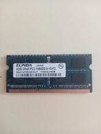 Elpida 4GB DDR3 Laptop Geheugen, Computers en Software, RAM geheugen, Gebruikt, DDR3, Ophalen of Verzenden, Laptop