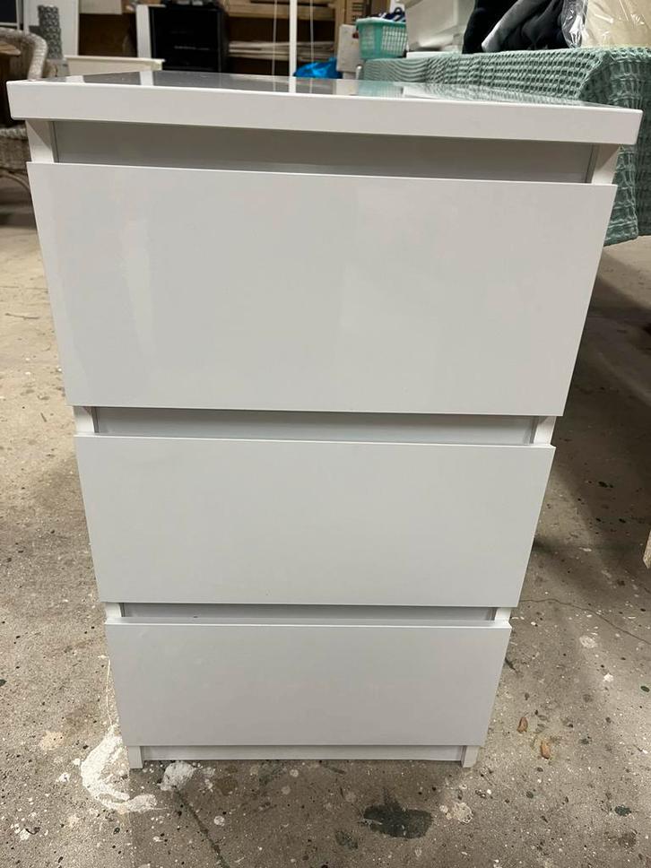 Wit Ladekastje - 3 Lades - Zeer Goede Staat!, Huis en Inrichting, Kasten | Ladekasten, Zo goed als nieuw, Minder dan 100 cm, Minder dan 50 cm
