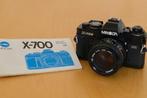 Minolta X-700 camera met MD 50mm f/1.4 1.4 objectief, Ophalen of Verzenden, Zo goed als nieuw, Spiegelreflex, Minolta