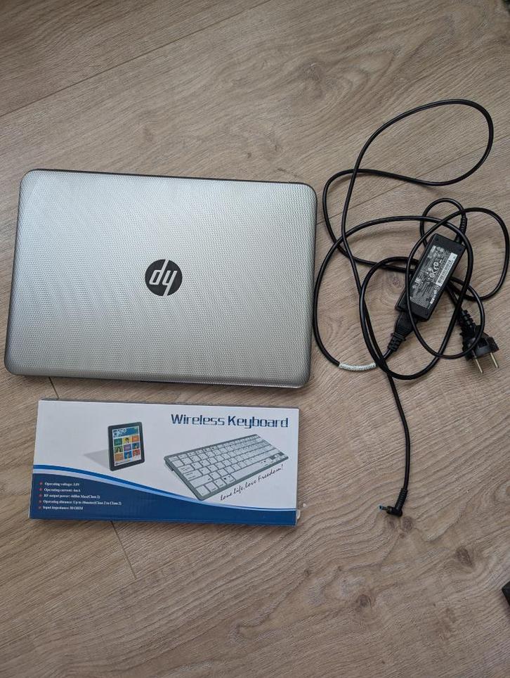 HP 14-ac181nd Laptop + gratis wireless keyboard, Computers en Software, Windows Laptops, Gebruikt, 14 inch, SSD, 2 tot 3 Ghz, Minder dan 4 GB