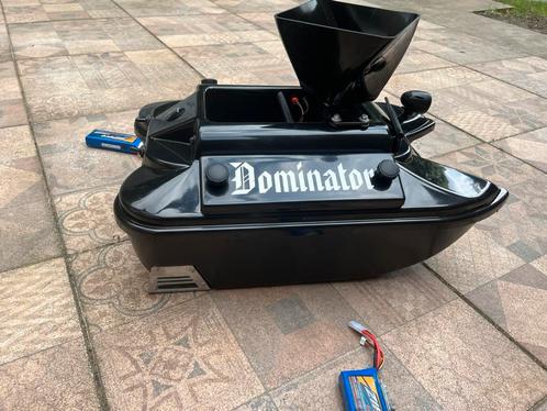 Dominator voerboot / mini Bigdropper met Toslon TF 640, Watersport en Boten, Hengelsport | Karpervissen, Zo goed als nieuw, Complete set