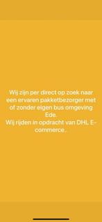 Gezocht pakketbezorgers DHL Ede., Vacatures, Overige niveaus, Starter, Overige vormen