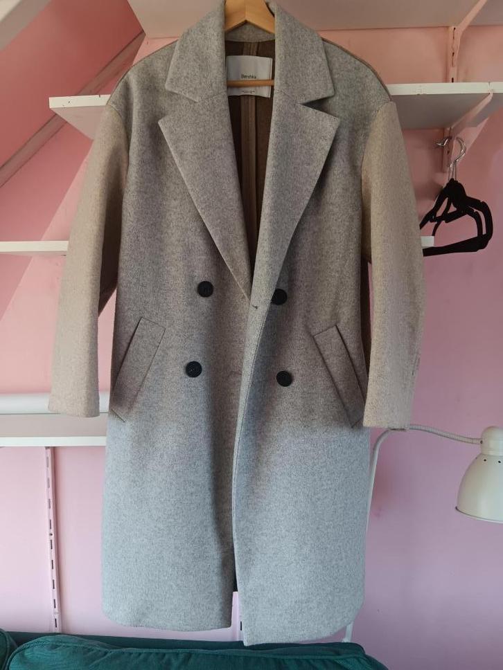 Nette lange tussenjas maat S/M, Kleding | Dames, Jassen | Winter, Zo goed als nieuw, Maat 38/40 (M), Ophalen of Verzenden