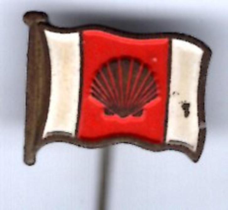 Shell vlag koper speldje ( M_095 ), Verzamelen, Speldjes, Pins en Buttons, Nieuw, Speldje of Pin, Transport, Verzenden