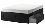 IKEA Brimnes LADE 2 stuks, Ophalen, Tweepersoons, Zo goed als nieuw, 200 cm