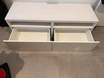 Ikea Besta TV Meubel 120cm + Beschermglas - afbeelding 2