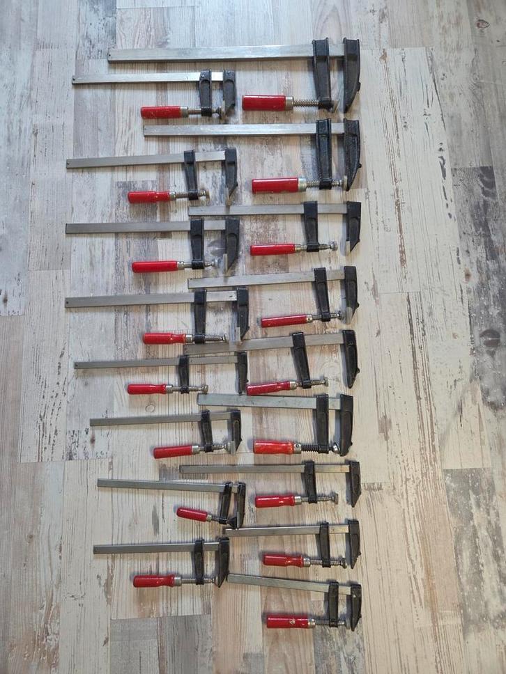 Lijmklemmen Set - Diverse Maten, Doe-het-zelf en Verbouw, Gereedschap | Handgereedschap, Gebruikt, Ophalen