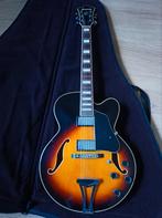 Elektrische Gitaar Ibanez Artcore AG75 + Levy's Gibson CM17, Ophalen of Verzenden, Zo goed als nieuw, Hollow body, Ibanez