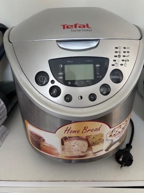 Tefal Home Bread Broodbakmachine, Witgoed en Apparatuur, Broodbakmachines, Gebruikt, Met timer, 800 tot 1200 gram deeg, Kijkvenster