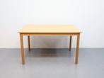 Deense vintage eettafel eiken, Gebruikt, 100 tot 150 cm, Eikenhout, Vier personen