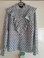 mooie blouse feestdagen Refined XS, Refined, Zwart, Ophalen of Verzenden, Zo goed als nieuw