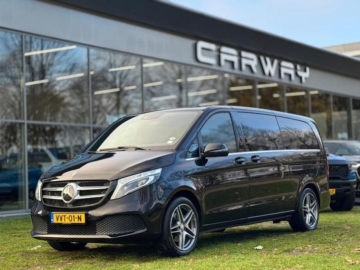 Mercedes-Benz Vito V-klasse V300d Extra Lang DC 2x Schuifpor, Auto's, Bestelauto's, Bedrijf, Te koop, ABS, Achteruitrijcamera