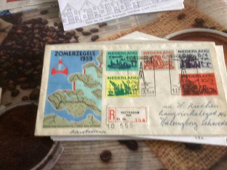 No3436 E38 aangetekend Rotterdam Heb ook van Nederland, Postzegels en Munten, Postzegels | Eerstedagenveloppen, Beschreven, Nederland