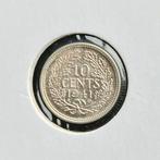 Nederland 10 cent 1941 PP Palmboom zilver, Ophalen of Verzenden, Koningin Wilhelmina, 10 cent, Zilver